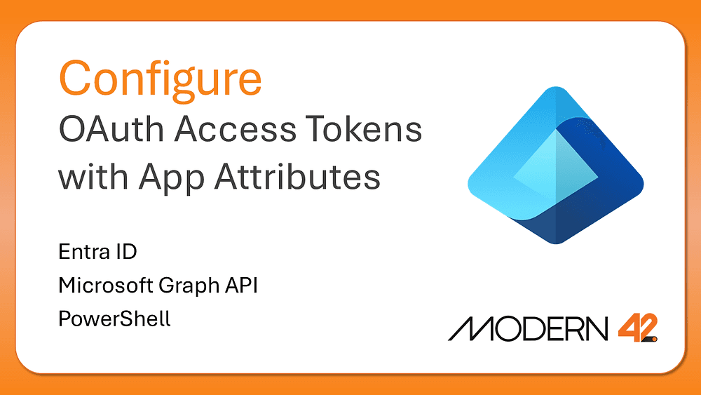 Entra ID Claims Mapping Policy: App Attributes in Access Tokens