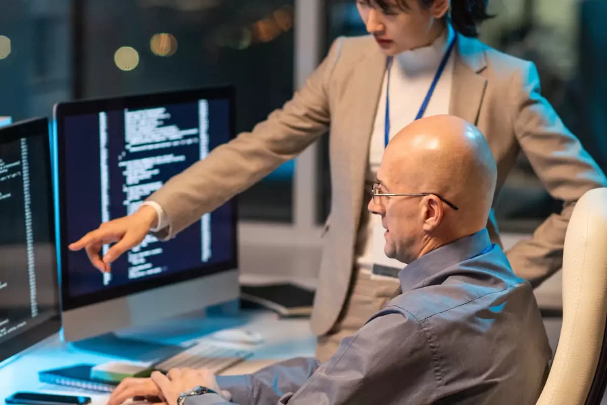 Modern 42 engineers collaborating on identity automation