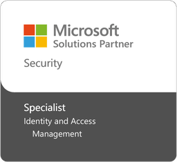 Microsoft Solutions Partner — Security, Identity and Access Management designation badge