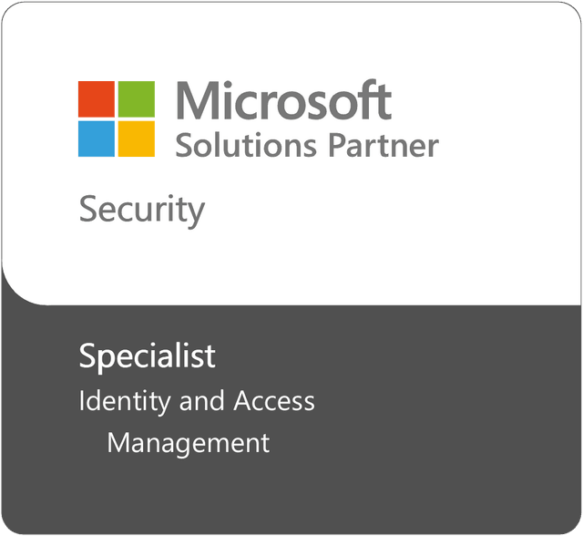 Microsoft Solutions Partner for Security, Identity and Access Management specialisation