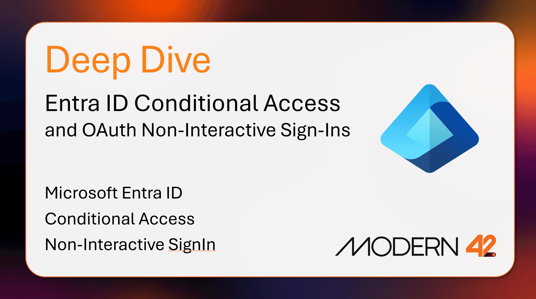 Same Flow, Different IP: Investigating Conditional Access and OAuth Non-Interactive Sign-Ins